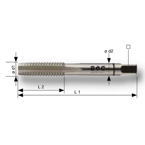 d1：M27×1.5　　d2：φ20mm\nL1：90mm　　L2：22mm　　■：16mm