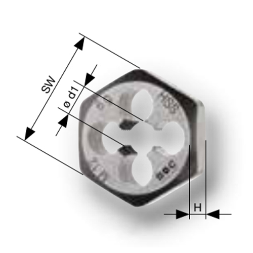 d1：M20×2.5\nSW：41mm　　H：18mm