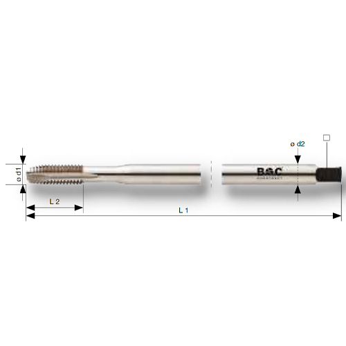 φd1：M10×1.5mm　　L1：150mm　　L2：24mm\nφd2：10.0mm　　　■：8.0mm　