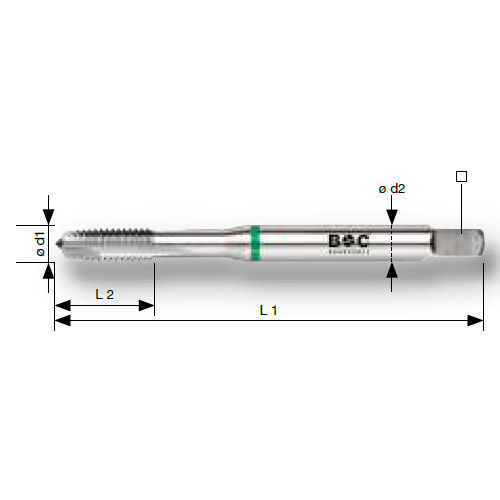φd1：M3×0.5mm　L1：56mm　L2：11mm　φd2：3.5mm　■：2.7mm
