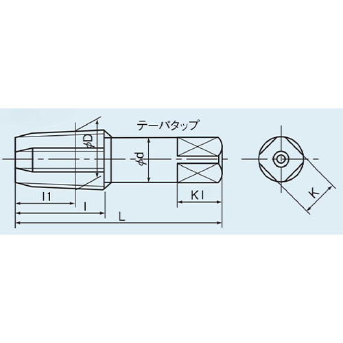 L：62mm　　　l：28mm\nd：11mm　　 　K：9mm\nKl：12mm　　　l1：17.45mm