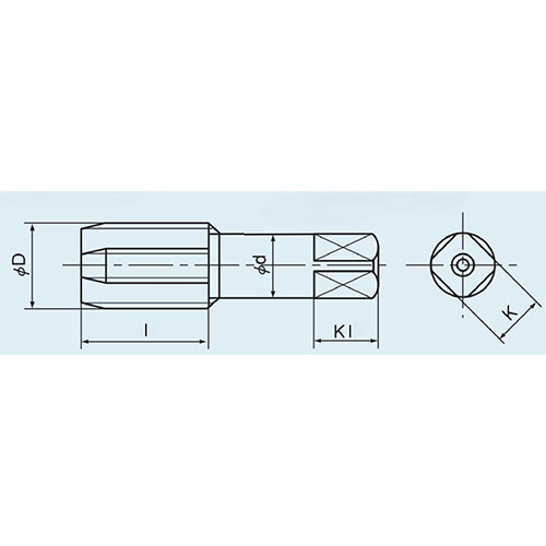 L：65mm　　　l：28mm\nd：14mm　　 　K：11mm\nKl：14mm　