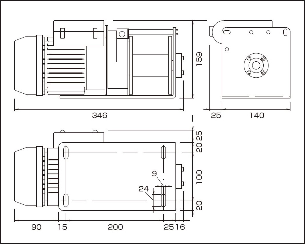 EA840BH｜AC100V/100kg 電動ウィンチのページ