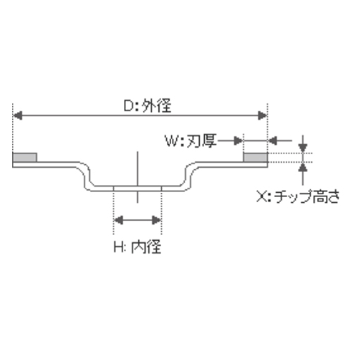 D：100mm　　T：6.0mm\nX：4.5mm　　H：20.0mm