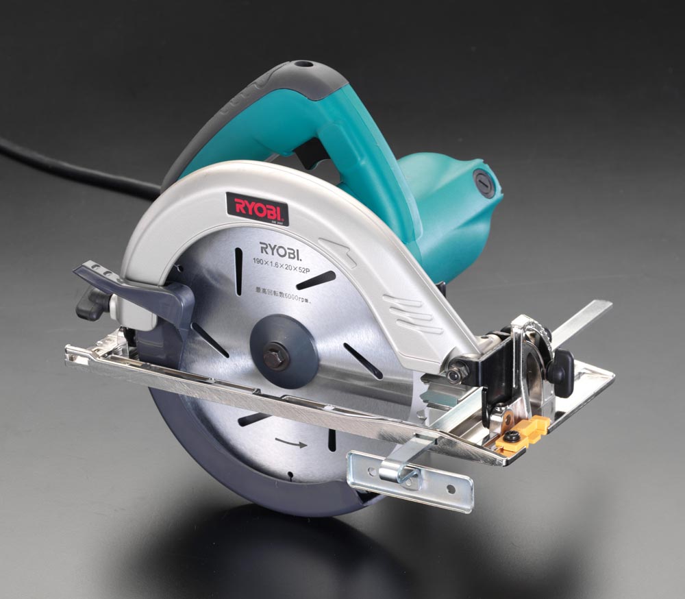 エスコ (ESCO) φ190mm/AC100V 電子丸鋸(深切型) EA851K-7 EA851AH-3｜φ190mm 電動丸鋸のページ -