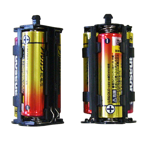 単3形アルカリ電池6本(別売)使用時