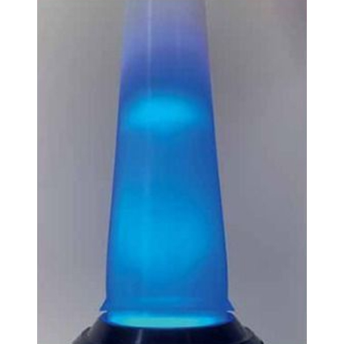 検知バーに力が加わると青色に点滅し、ブザーが鳴ります。