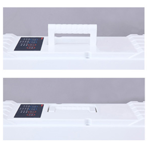 取手は折りたたんで収納できるので、飛び出した部分が邪魔になる事もありません。