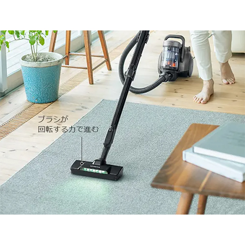 軽い力でスイスイ前に進みます。［自走機能］