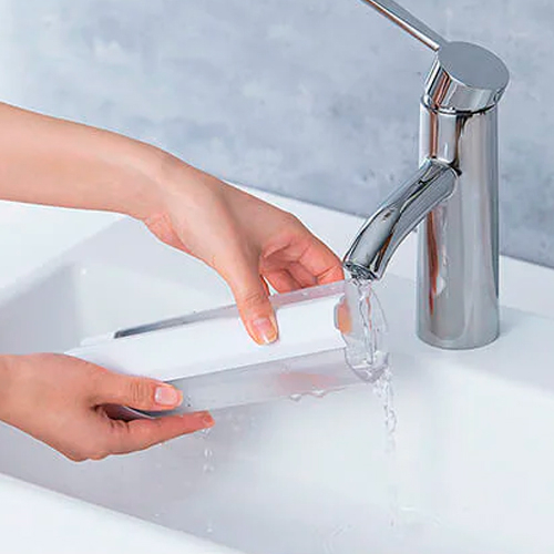 ダストカップ・回転ブラシ・排気フィルターは丸ごと水洗い可能