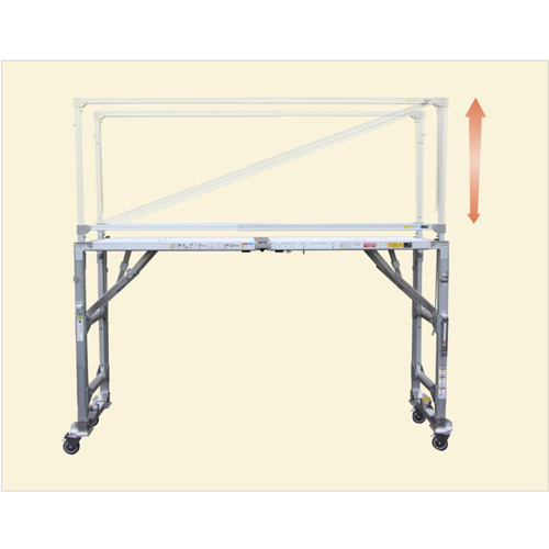 天井が低い場所でもセット可能