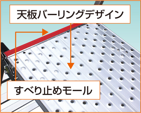 安全性と利便性を考えた天板デザイン