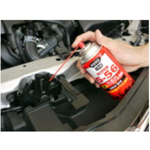 ボンネットのロック部分に