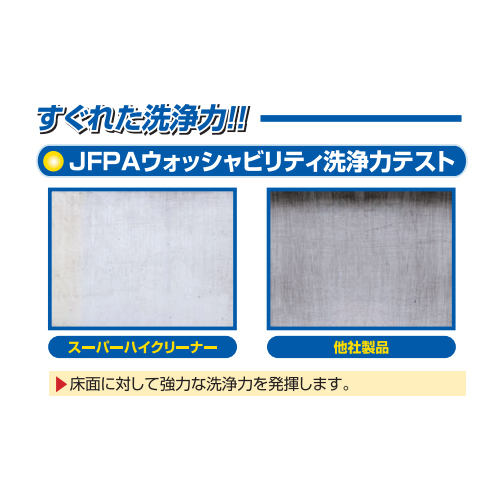 すぐれた洗浄力