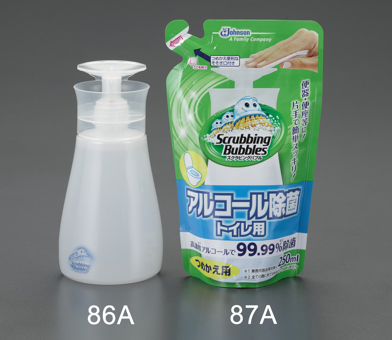 EA922AJ-87A｜250ml トイレクリーナー(つめかえ用)のページ - MRO商材なら【エスコ】の通販で