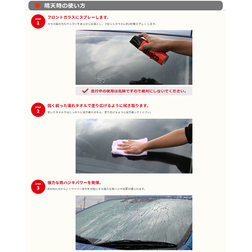 晴天時の使用方法