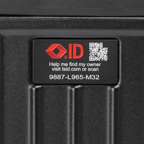 荷物の紛失時に発見率が向上するトラベルセントリーID付き。