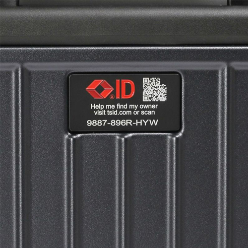 荷物の紛失時に発見率が向上するトラベルセントリーID付き
