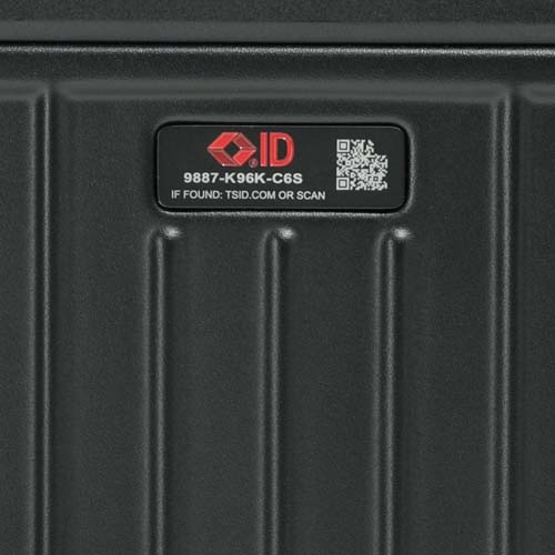 荷物の紛失時に発見率が向上するトラベルセントリーID付き。