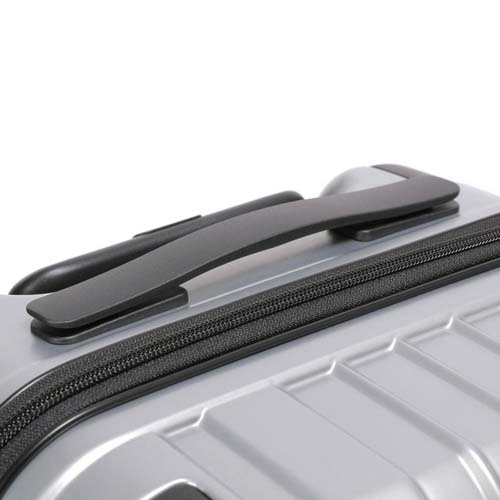 フラットで扱いやすい、スマートなデザインのトップハンドル。