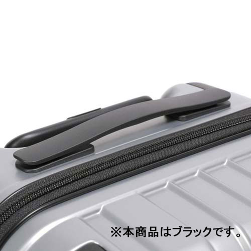 フラットで扱いやすい、スマートなデザインのトップハンドル。