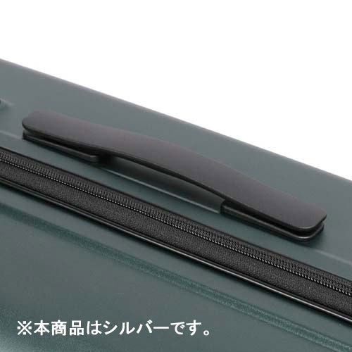 フラットで扱いやすい、スマートなデザインのトップハンドル。