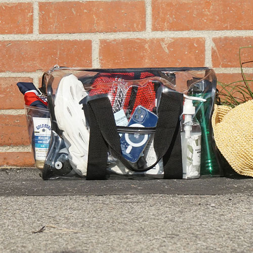 身の回り品や軽いトレーニング用品を持ち運ぶのに最適