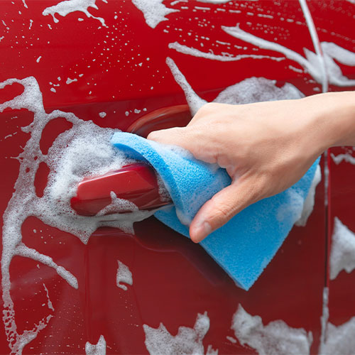 モップから取り外してスポンジのみでの使用も可能