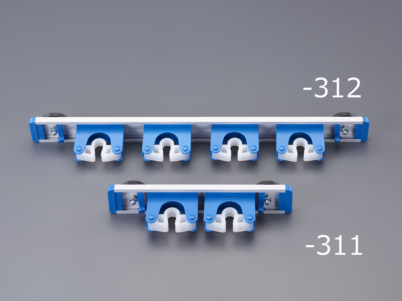 EA928AJ-312｜510mm モップハンガー(4本掛・ﾏｸﾞﾈｯﾄ付)｜株式会社エスコ