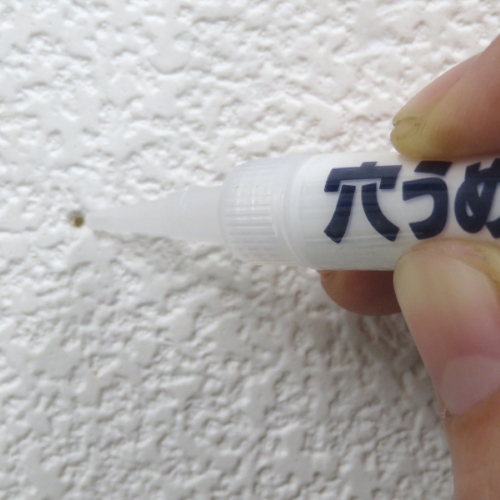穴をふさぐ