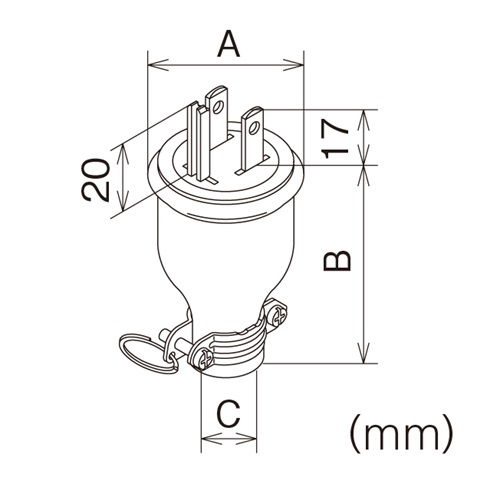 A：φ39mm　　　B：63mm\nC：φ10.5～12mm