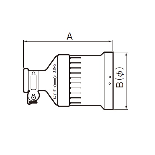 A：98mm　　　B：51.5mm