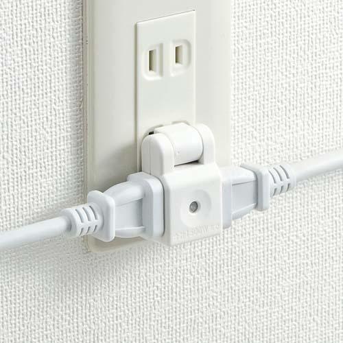 電源を2方向に分配できる