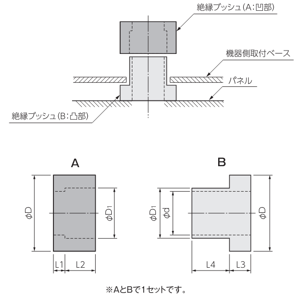 A) φD:14、φD1:7.9、L1:1.5、L2:5.5\nB) φD:12、φD1:7.8、φd:6.5、L3:3、L4:6（mm）