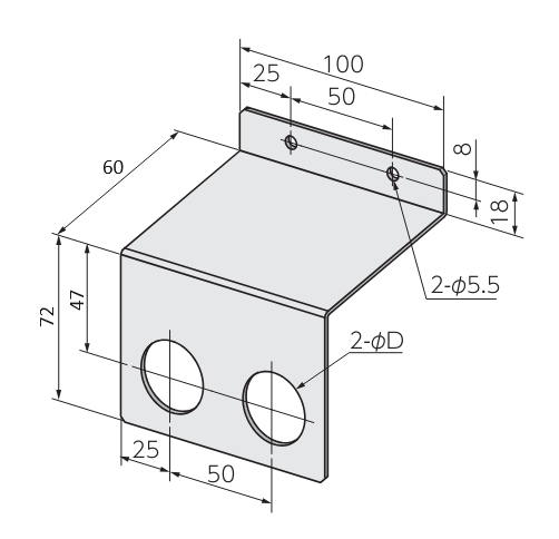 D：22.5（mm）