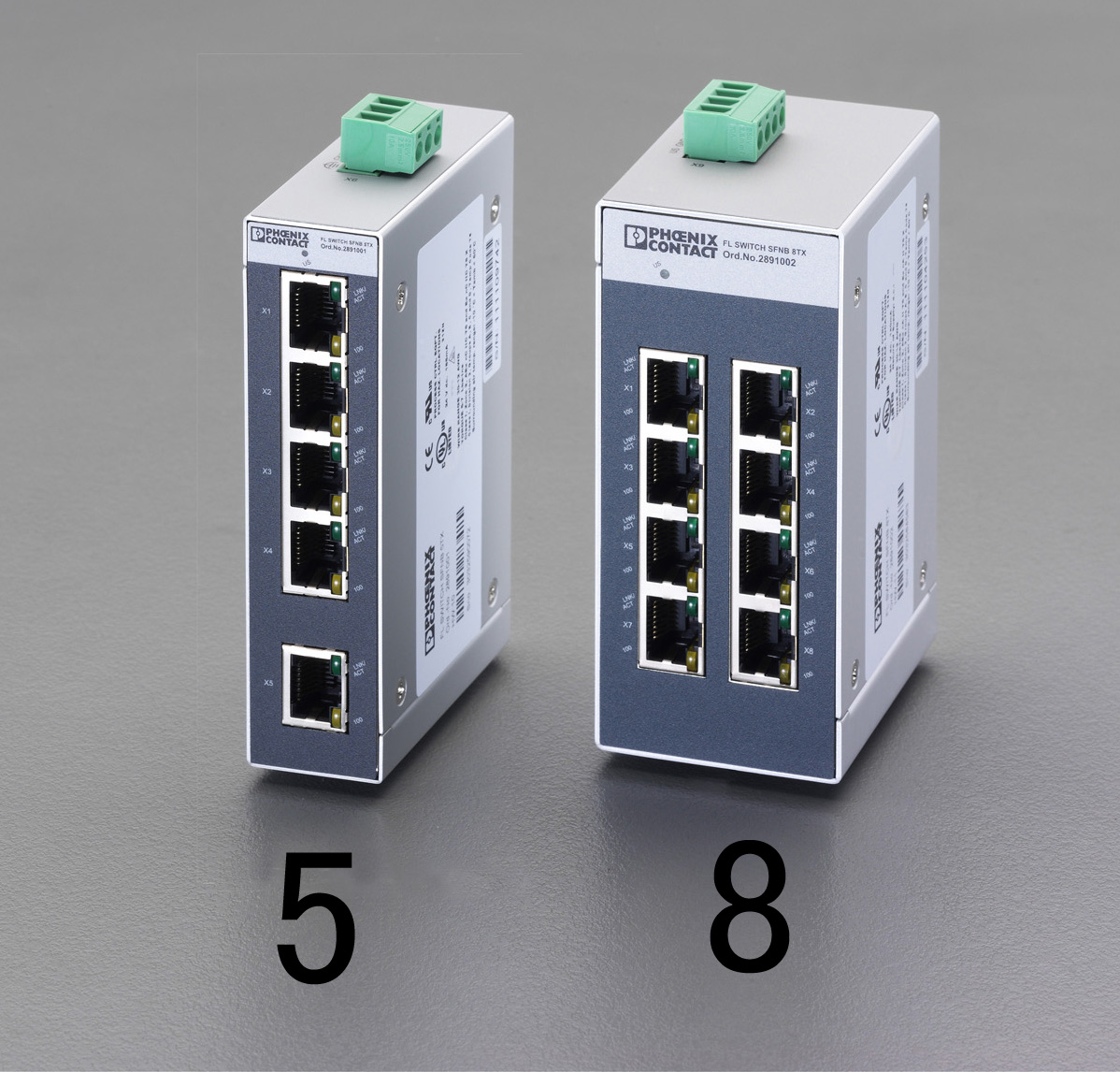 EA940LH8｜50x70x110mm/8ﾎﾟｰﾄ イーサネットHUB｜株式会社エスコ