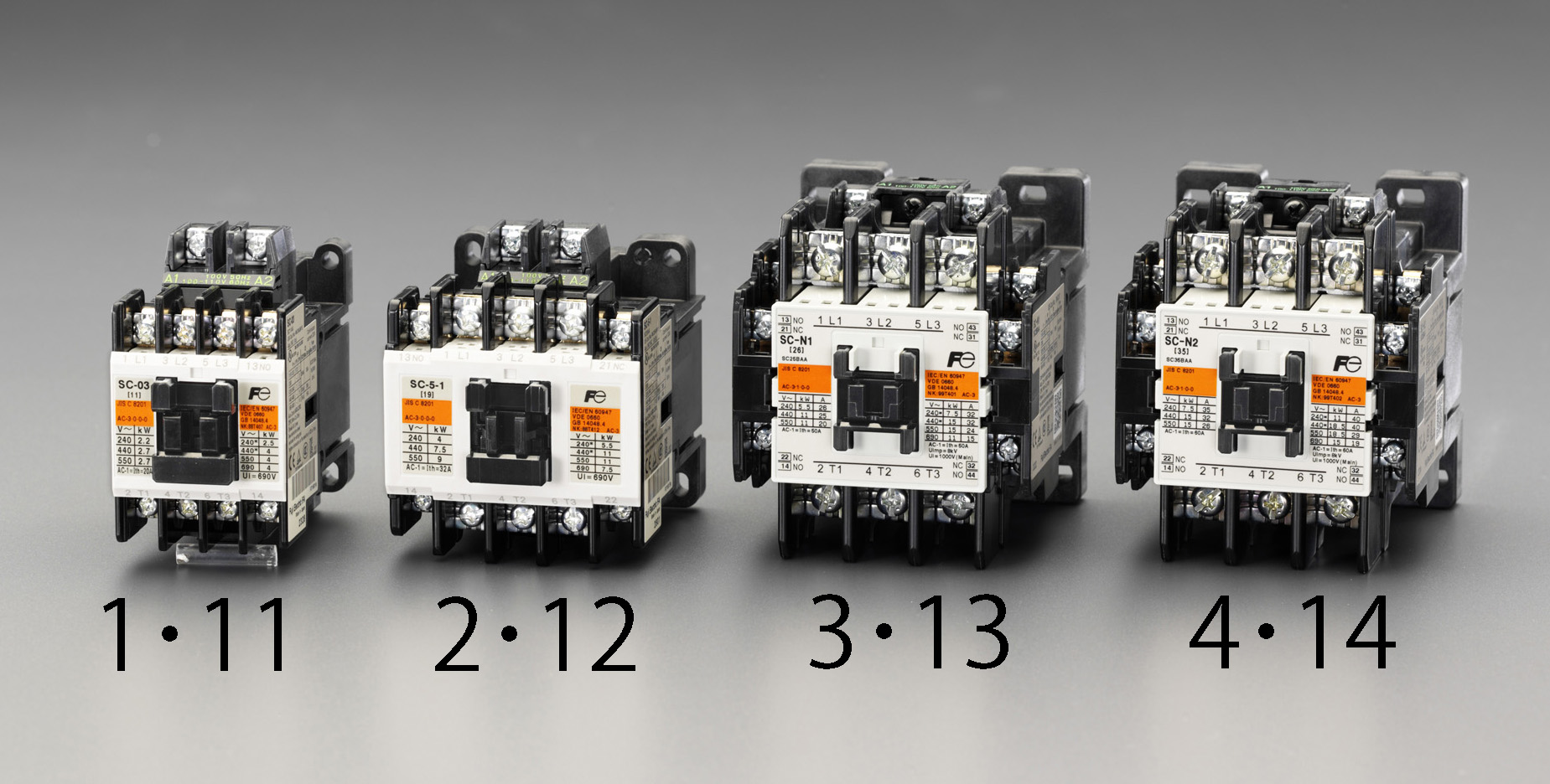 EA940NB-13｜200V/200V・5.5 kw 電磁接触器(標準形)のページ