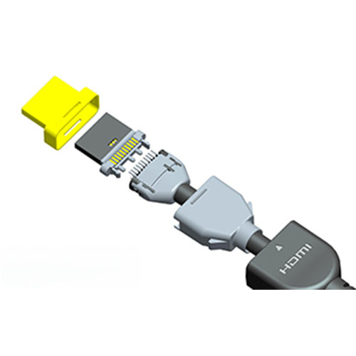 金属シェルコネクタを採用\n※画像はイメージです。実際の商品形状とは異なる場合があります。