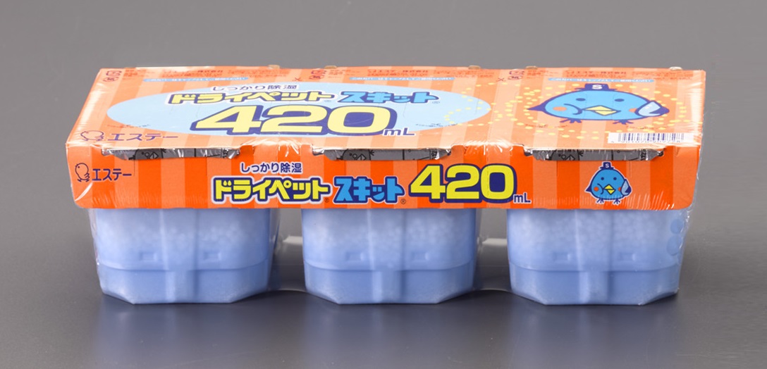 EA941A-1B｜420ml ﾄﾞﾗｲﾍﾟｯﾄｽｷｯﾄ(除湿剤/3個組x12ｾｯﾄ)のページ - 【SAKKEY】エスコの商品を検索