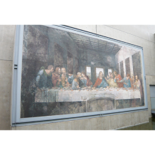 陶板名画の庭 フレーム（ステンレス）\n※使用例