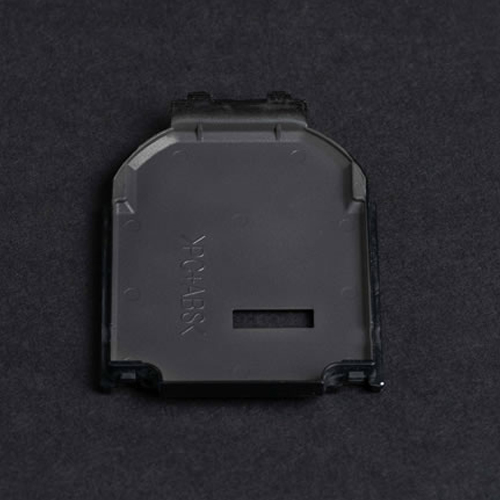 静脈認証装置内面\n内面ニッケル導電塗装にて電磁波シールド効果を付与しました。
