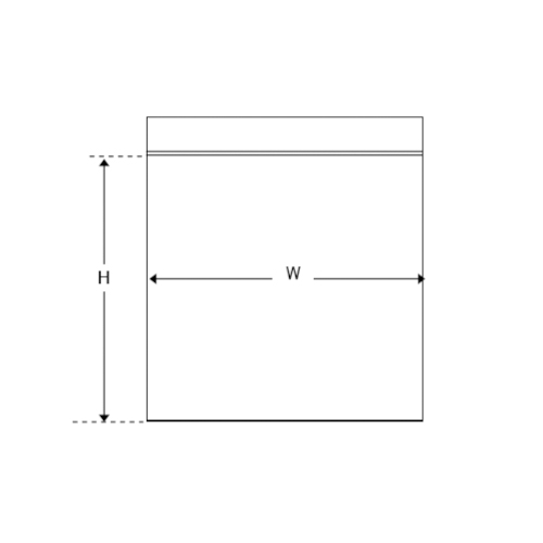 チャック下サイズ (H×W)mm…100×70