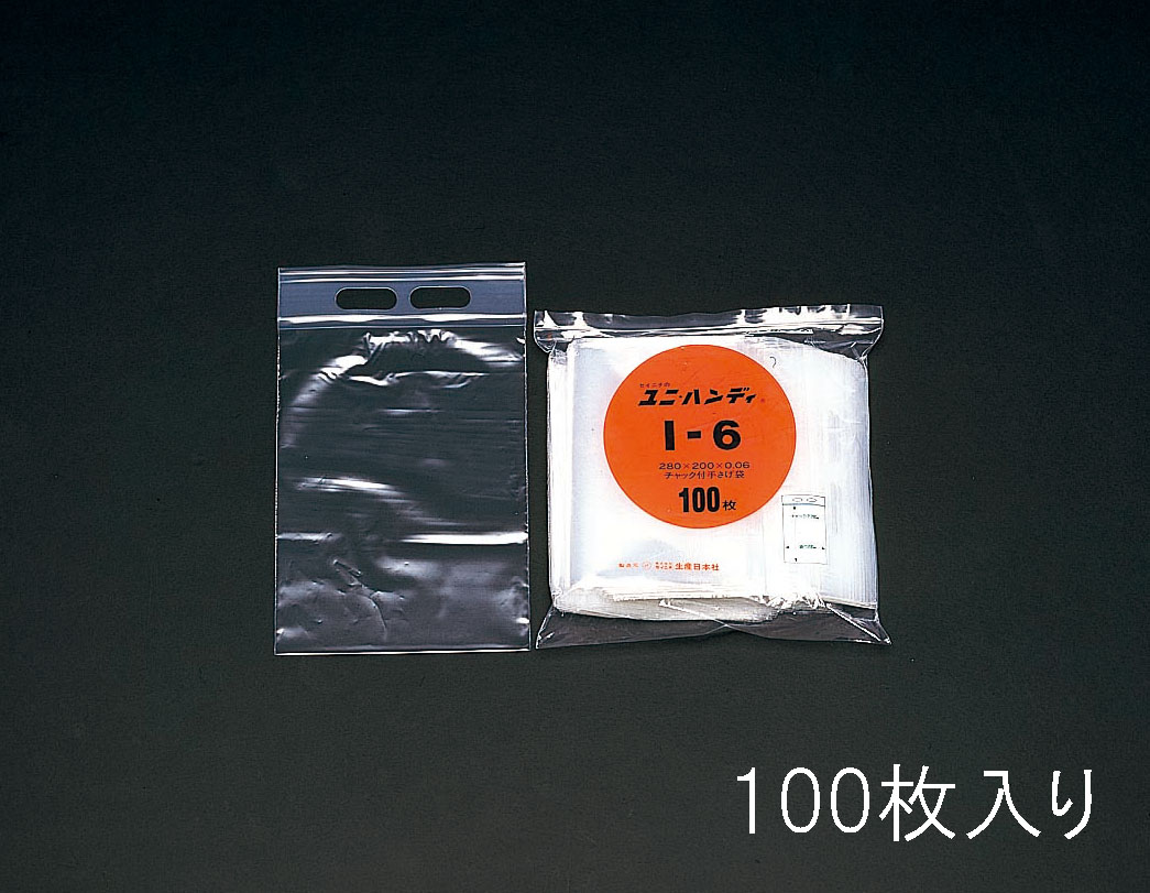 高価値】 ユニハンディ 0.06透明 Ｋ-6 400×280×0.06mm 100枚×6袋 ケース販売お得用