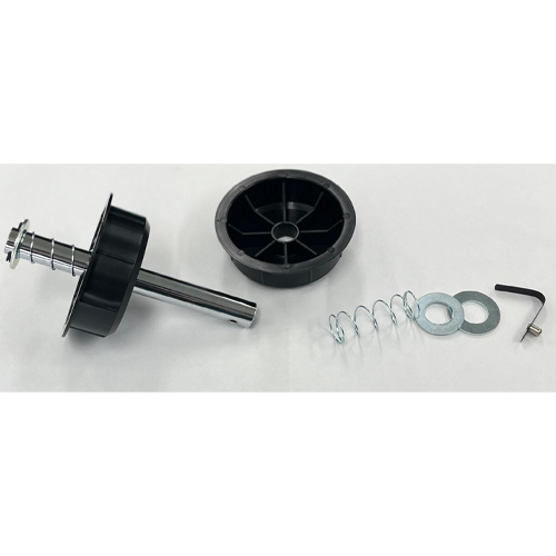 テープ交換の際はシャフトからピンとワッシャーとスプリングを外します。