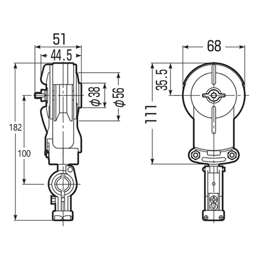 H：171mm