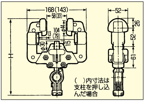 EA947GA-13｜20-30mm ケーブル滑車(75・100mmＩ形鋼用)のページ 