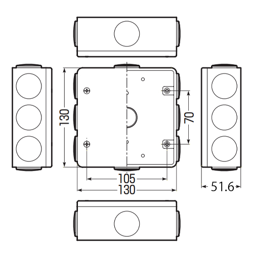 H：51.5mm