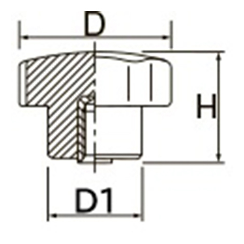 D:32mm　　　　　H:23mm　　　　　D1:19mm