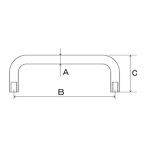 A：10mm　　B：120mm　　C：40mm