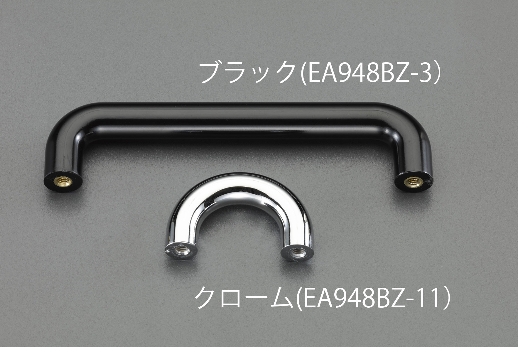 EA948BZ-2｜M4/ 68mm 雌ねじ取手(樹脂製・黒)｜株式会社エスコ